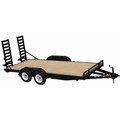 7000lb Flat Bed Trailer
